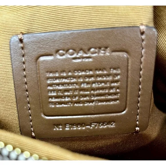Coach F76642 Pebbled Leather Mia Satchel Bag